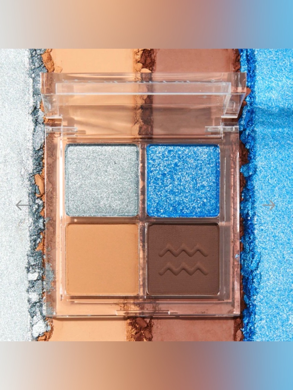 ColourPop Crystal Clear Aquarius Eyeshadow Quad - Picture 3 of 9